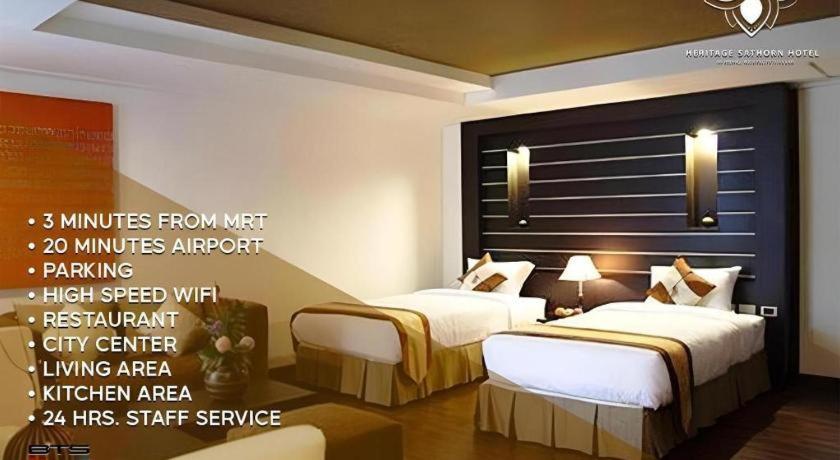 The Heritage Sathorn Suite Hotel Bangkok Dış mekan fotoğraf